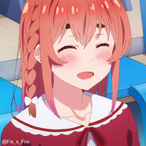 🥰 Стикер «Kanojo, Okarishimasu 2» для Telegram