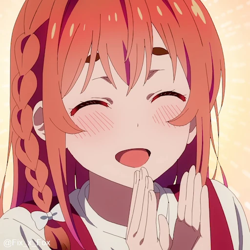☺️ Стикер «Kanojo, Okarishimasu 2» для Telegram