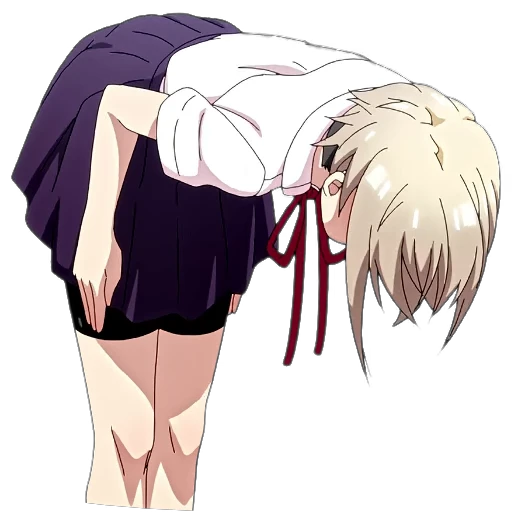 🙇‍♀️ Стикер «100 Kanojo» для Telegram