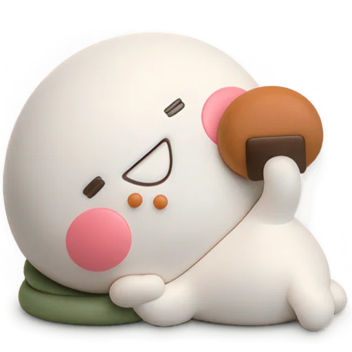 🍩 Стикер «Кансай 3D» для Telegram