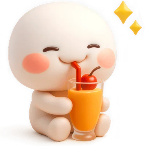 🍹 Стикер «Кансай 3D» для Telegram