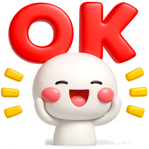 👌 Стикер «Кансай 3D» для Telegram