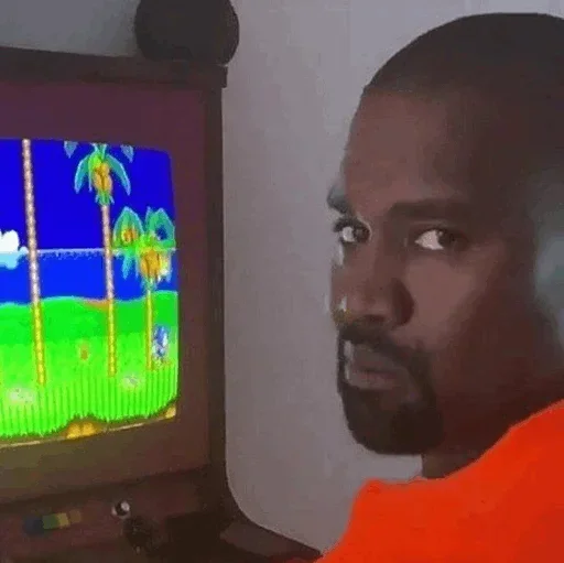 😐 Стикер «Kanye West» для Telegram