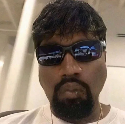 😐 Стикер «Kanye West» для Telegram