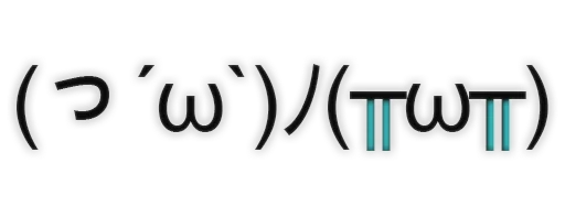 Стикер 18 kaomoji