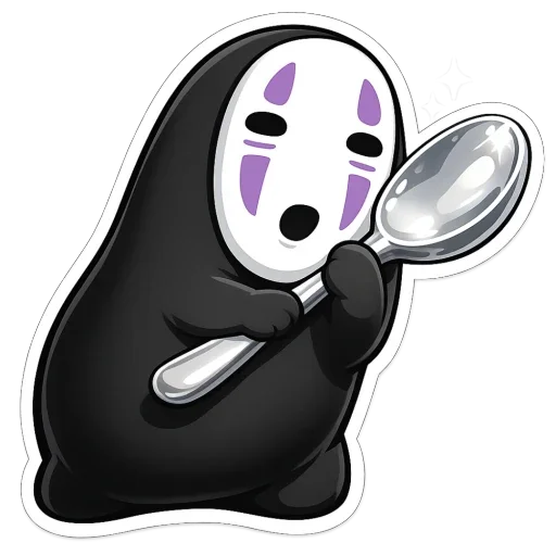 🥄 Стикер «Безликий» для Telegram