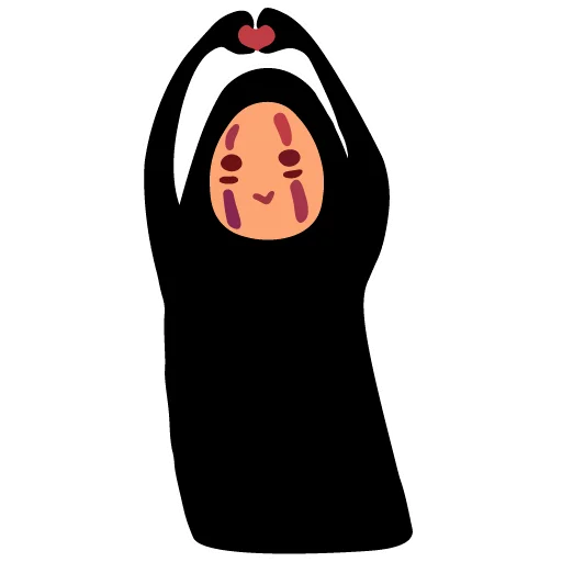 ❤️ Стикер «Безликий» для Telegram