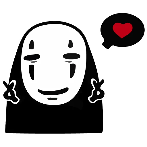 ♥️ Стикер «Безликий» для Telegram