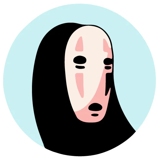 😦 Стикер «Безликий» для Telegram