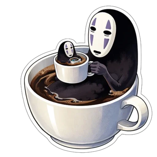 ☕ Стикер «Безликий» для Telegram