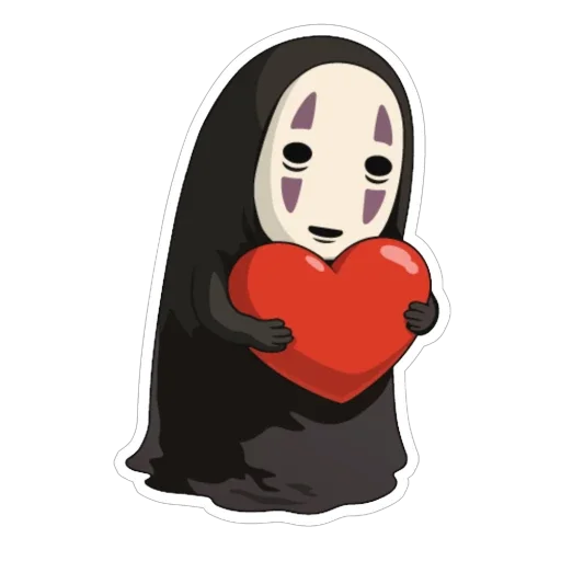 ❤ Стикер «Безликий» для Telegram