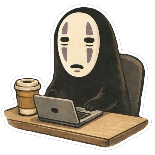 💻 Стикер «Безликий» для Telegram