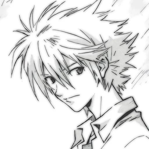 🍙 Стикер «Kaworu Nagisa» для Telegram