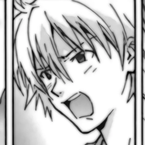 🍙 Стикер «Kaworu Nagisa» для Telegram
