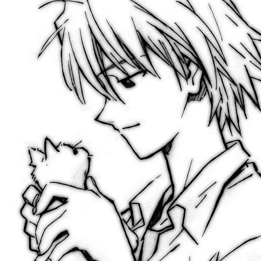 Стикерпак Kaworu Nagisa для Telegram