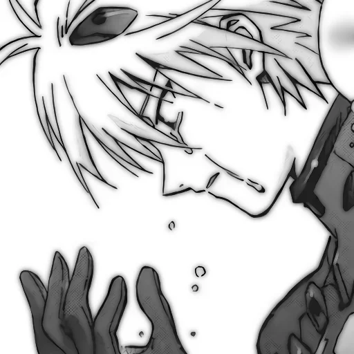 🍙 Стикер «Kaworu Nagisa» для Telegram