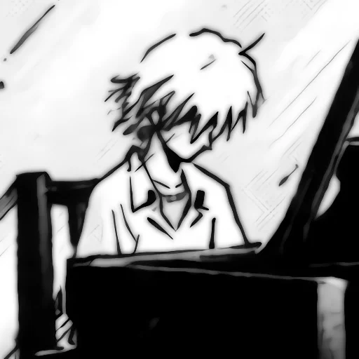 🍙 Стикер «Kaworu Nagisa» для Telegram