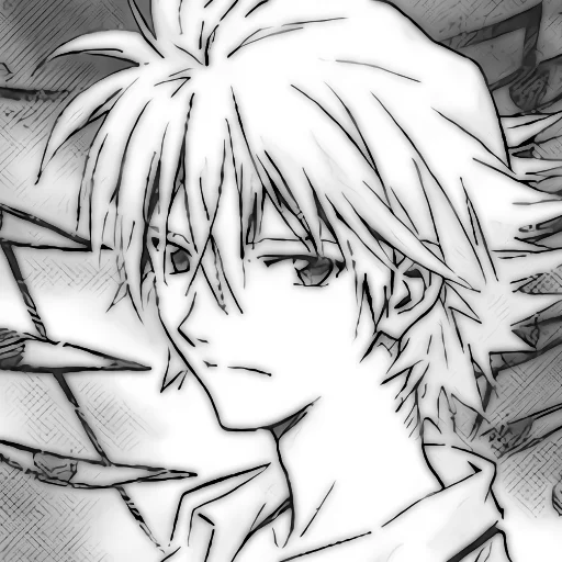 🍙 Стикер «Kaworu Nagisa» для Telegram