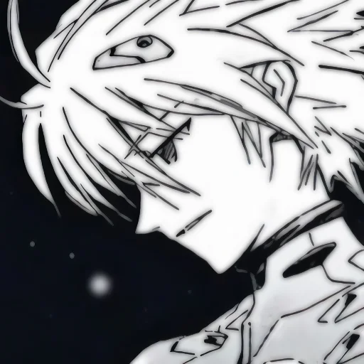 🍙 Стикер «Kaworu Nagisa» для Telegram