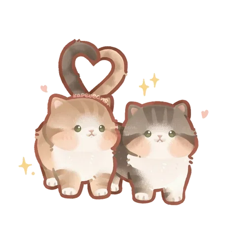 🌟 Стикер «Kapebeans cat&;s» для Telegram