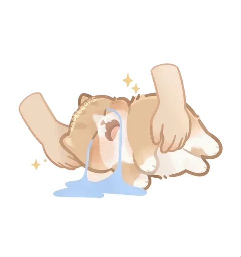 😭 Стикер «Kapebeans cat&;s» для Telegram