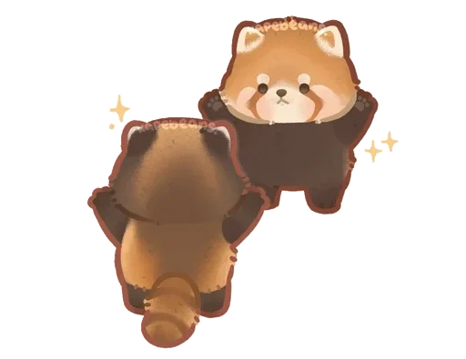 🦝 Стикер «Kapebeans cat&;s» для Telegram