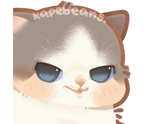 😈 Стикер «Kapebeans cat&;s» для Telegram