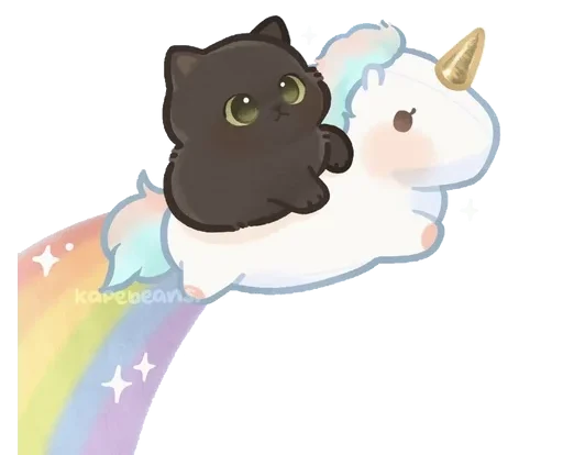 🦄 Стикер «Kapebeans cat&;s» для Telegram