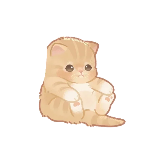 😐 Стикер «Kapebeans cat&;s» для Telegram
