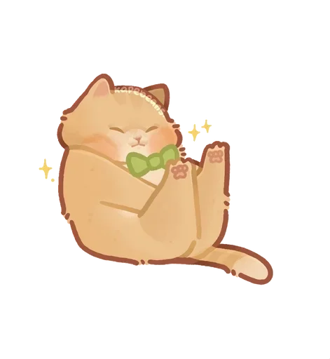 🌟 Стикер «Kapebeans cat&;s» для Telegram