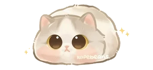 Стикерпак Kapebeans cat&;s для Telegram