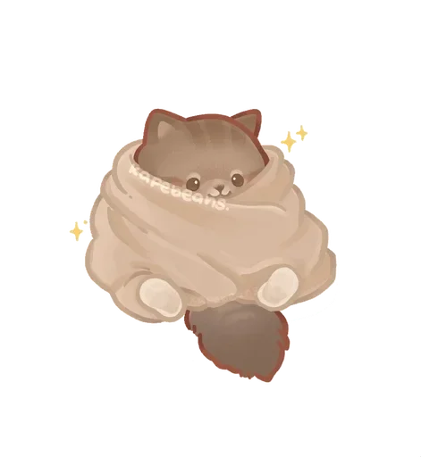 🌟 Стикер «Kapebeans cat&;s» для Telegram