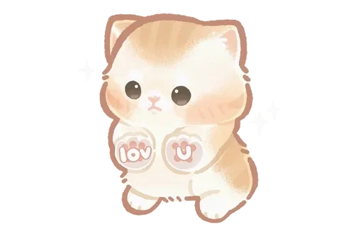 🐾 Стикер «Kapebeans cat&;s» для Telegram