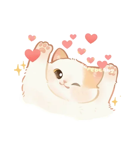 🌟 Стикер «Kapebeans cat&;s» для Telegram
