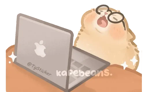 🌟 Стикер «Kapebeans cat&;s» для Telegram