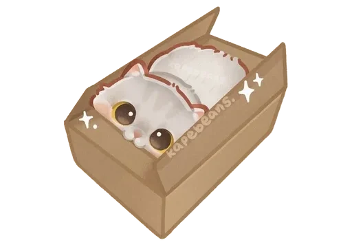 👀 Стикер «Kapebeans cat&;s» для Telegram