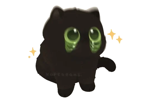 🙄 Стикер «Kapebeans cat&;s» для Telegram