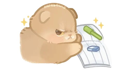 😠 Стикер «Kapebeans cat&;s» для Telegram