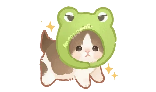 🐸 Стикер «Kapebeans cat&;s» для Telegram