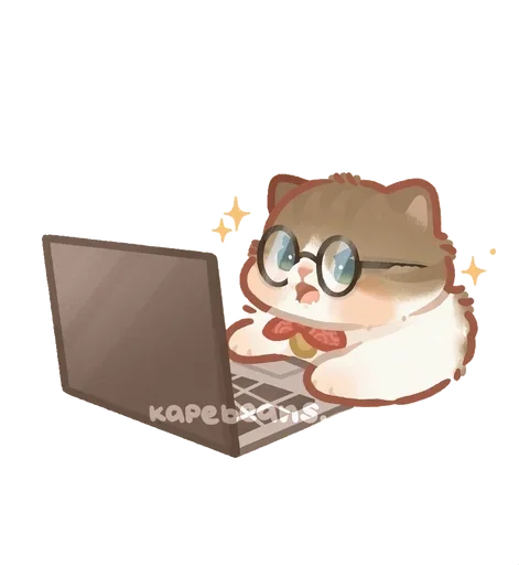 🌟 Стикер «Kapebeans cat&;s» для Telegram