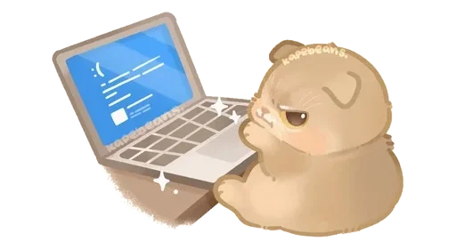 💻 Стикер «Kapebeans cat&;s» для Telegram