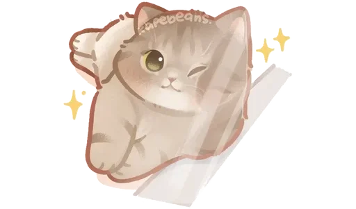 🌟 Стикер «Kapebeans cat&;s» для Telegram