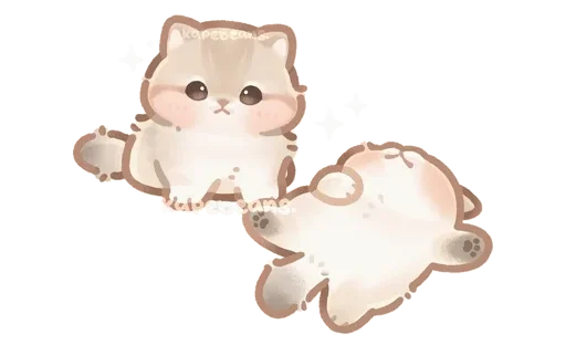 😐 Стикер «Kapebeans cat&;s» для Telegram