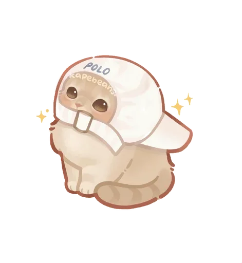 🌟 Стикер «Kapebeans cat&;s» для Telegram