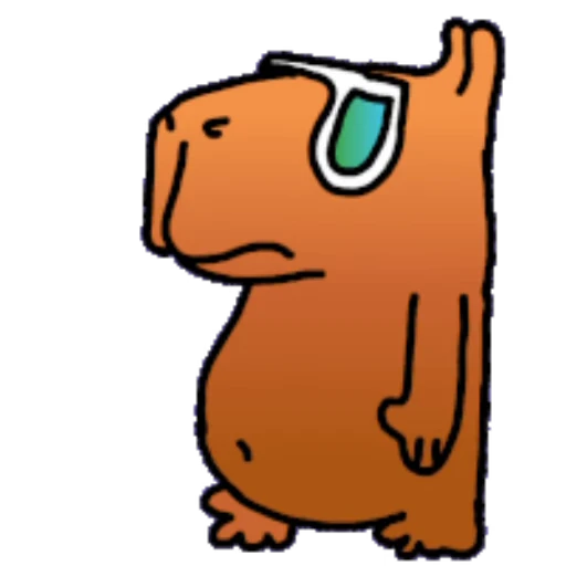 🦫 Стикер «Капибара/Capybara» для Telegram