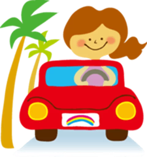 🚗 Стикер «KAPUA&;s Happy Life 1» для Telegram