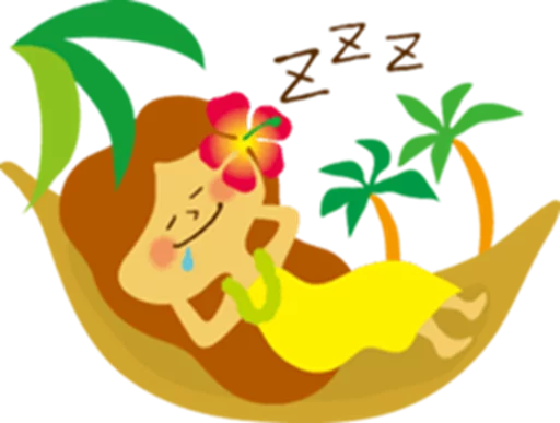 😴 Стикер «KAPUA&;s Happy Life 1» для Telegram