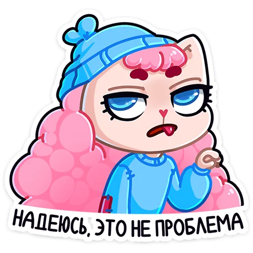 😫 Стикер «Карамелька» для Telegram