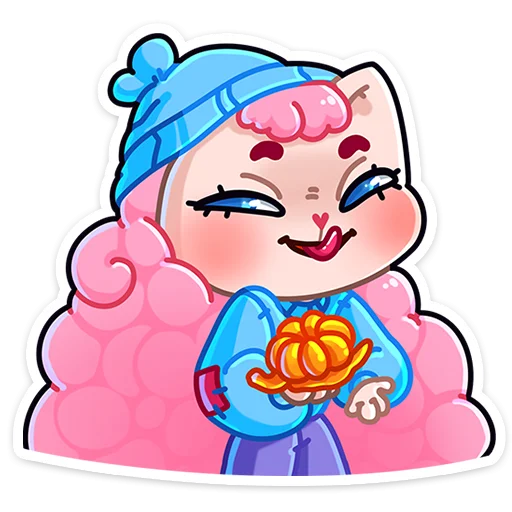 🍊 Стикер «Карамелька» для Telegram