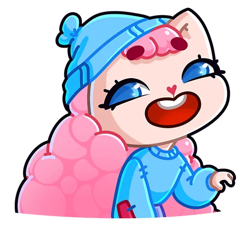 ☺ Стикер «Карамелька без надписей» для Telegram